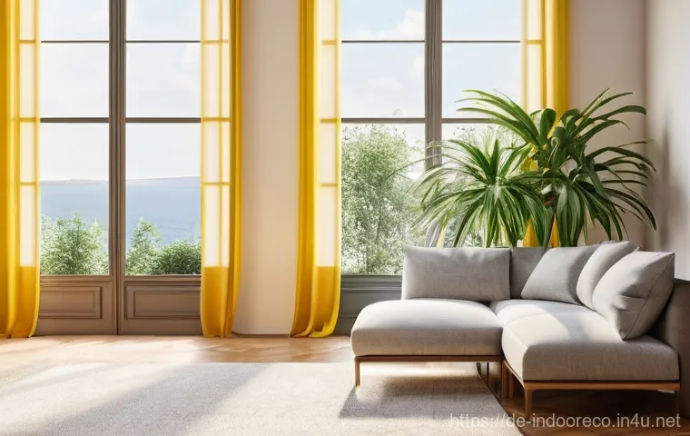 미세먼지 제거 방법 - **Prompt 1: Cross-Ventilation for Freshness**
    *   **Description:** A bright, inviting living roo...